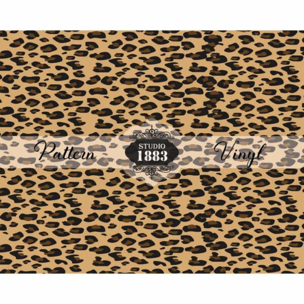 Brown Leopard-Pattern Vinyl - Image 2