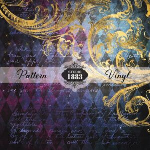 Dark Alice-Pattern Vinyl