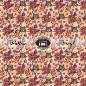 Dragon With Acorn-Pattern Vinyl