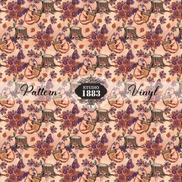 Dragon With Acorn-Pattern Vinyl
