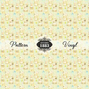 Easter Bunnies-Pattern Vinyl