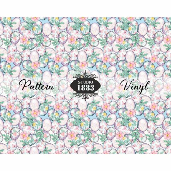 Easter Eggs-Pattern Vinyl - Image 2