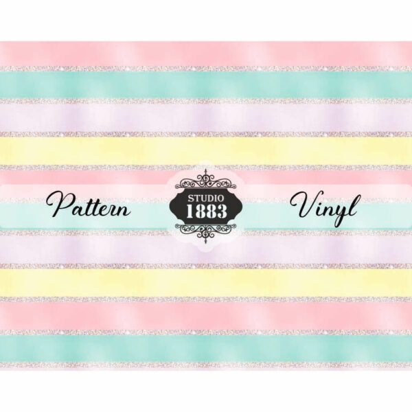 Easter Stripes-Pattern Vinyl - Image 2