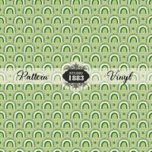 Green Rainbows-Pattern Vinyl