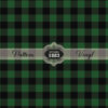 Green Plaid-Pattern Vinyl
