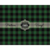 Green Plaid-Pattern Vinyl - Image 2