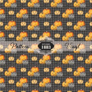 Halloween Pumpkins-Pattern Vinyl