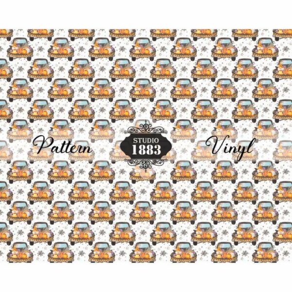 Halloween Truck Gnome-Pattern Vinyl - Image 2