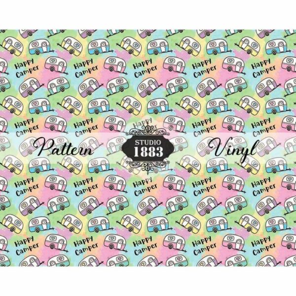 Happy Camper-Pattern Vinyl - Image 2