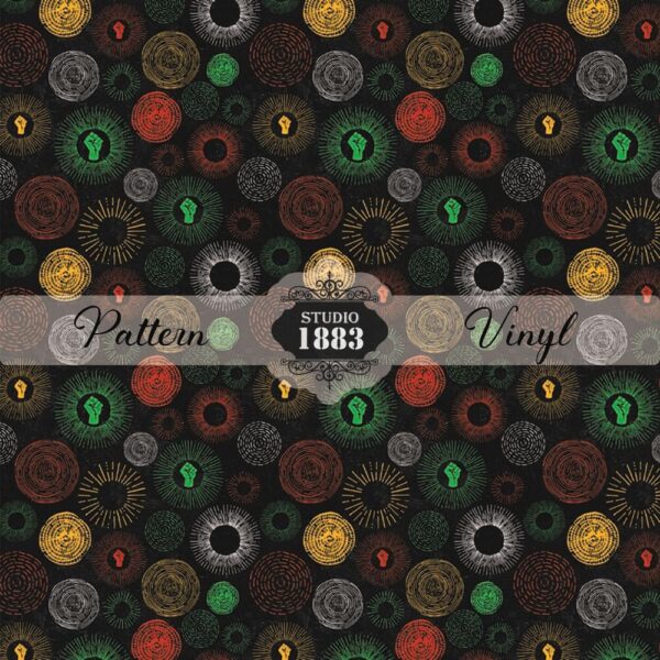 Juneteenth Bursts-Pattern Vinyl