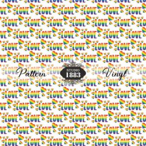 Pride Love-Pattern Vinyl