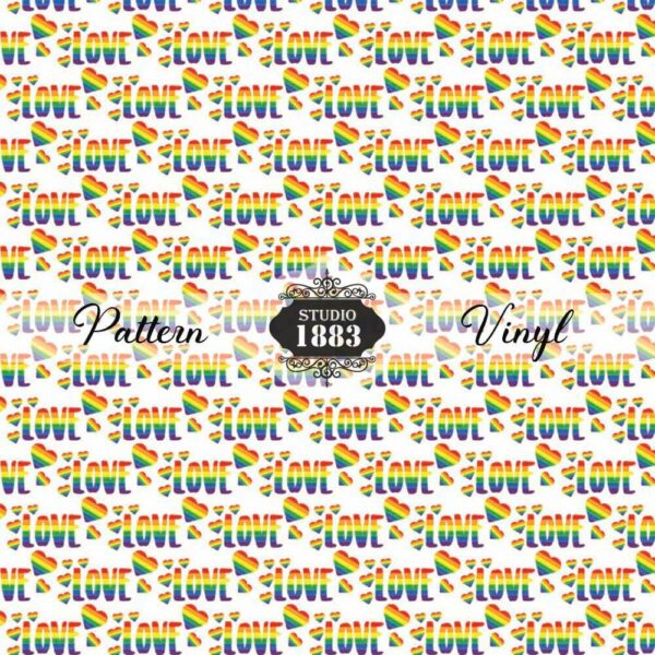 Pride Love-Pattern Vinyl