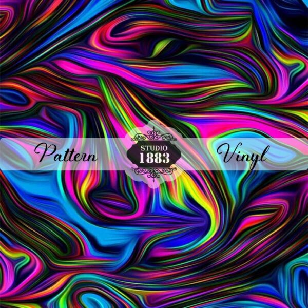Psychadelic-Pattern Vinyl