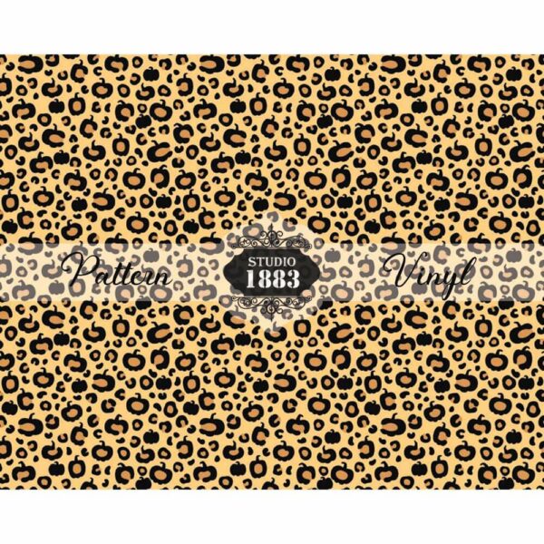 Pumpkin Leopard-Pattern Vinyl - Image 2