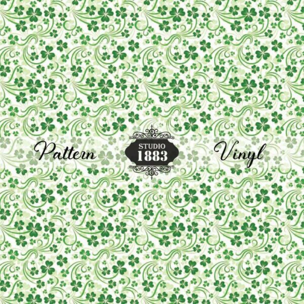 Small Shamrocks-Pattern Vinyl