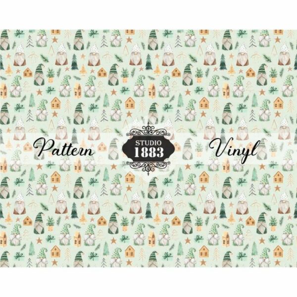 Scandanavian Gnome-Pattern Vinyl - Image 2