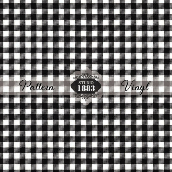 Small White Plaid -Pattern Vinyl