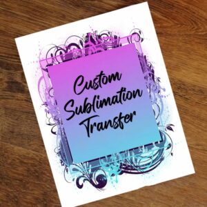 Custom Sublimation Print