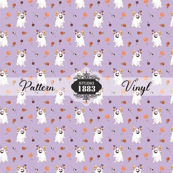 Sweetie Ghost-Pattern Vinyl