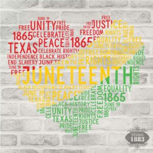 T116 - Juneteenth Heart Words