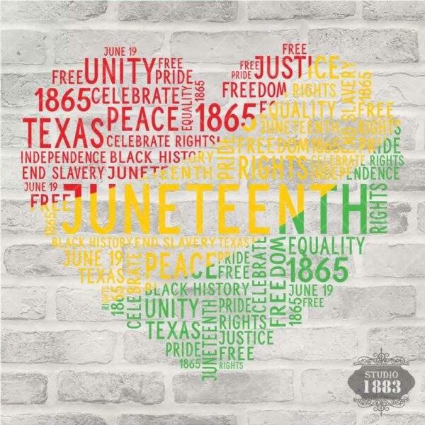 T116 - Juneteenth Heart Words