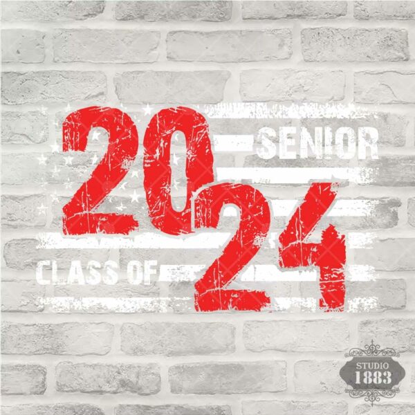 T15-Senior Flag w/ year