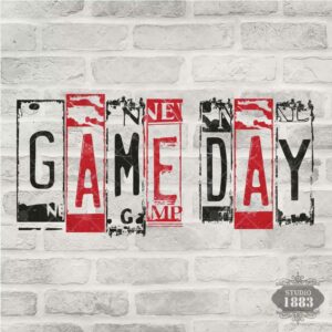 T197- Game Day Red/Black