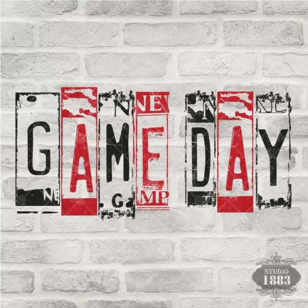 T197- Game Day Red/Black