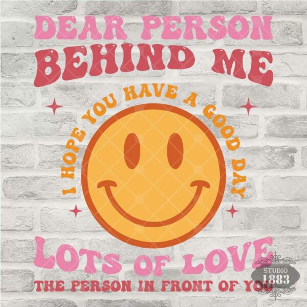 T22-Person Behind smiley