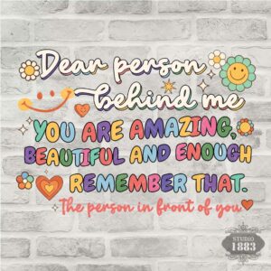 T23-Person Behind colorful