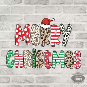T266-Colorful Merry Christmas