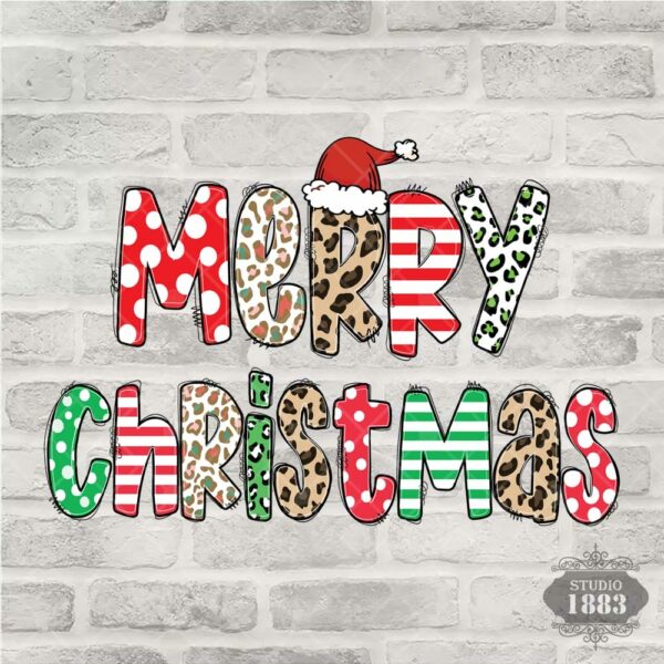 T266-Colorful Merry Christmas