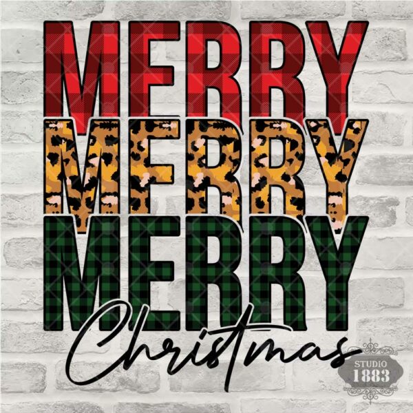 T270- Triple Merry Christmas