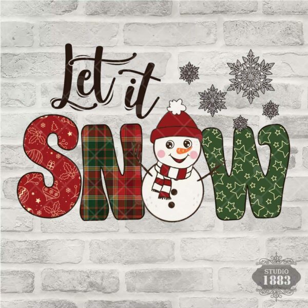T271-Colorful Let it snow