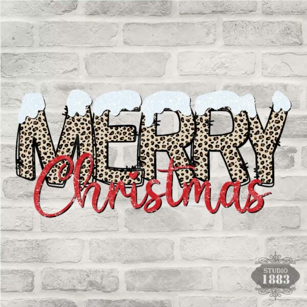 T289-Snowy Top Merry Christmas