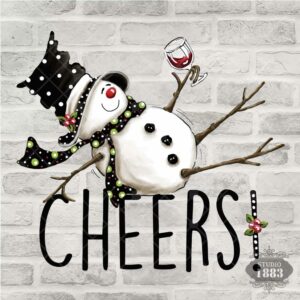 T293-Tipsy Snowman