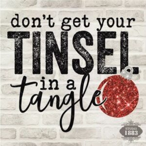 T318-Tinsel Tangle Red