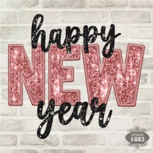 T342-Happy Pink New Year