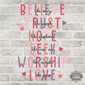T345- Believe Trust Love