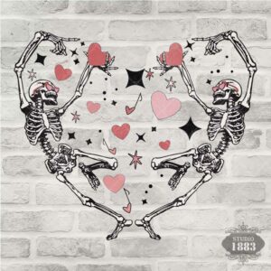 T358-Skeleton Heart