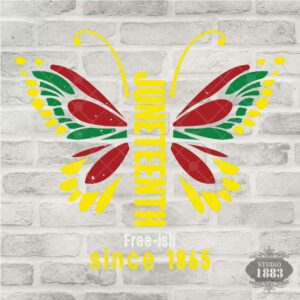 T62- Juneteenth Butterfly