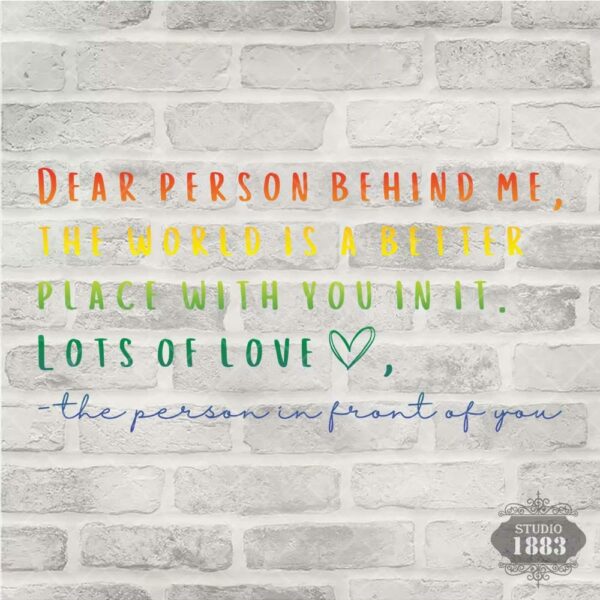 T79 - Person Behind me-world is better