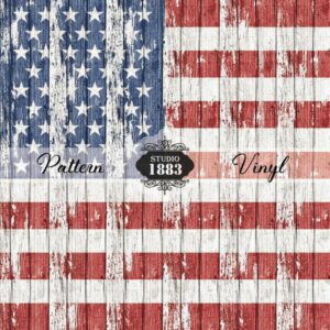 Wood Flag-Pattern Vinyl