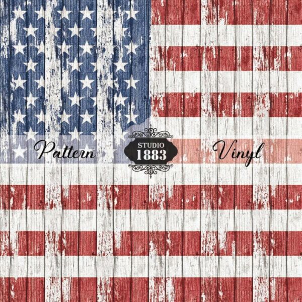 Wood Flag-Pattern Vinyl