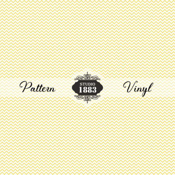 Yellow Chevron-Pattern Vinyl