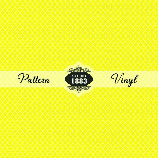 Yellow Damask-Pattern Vinyl