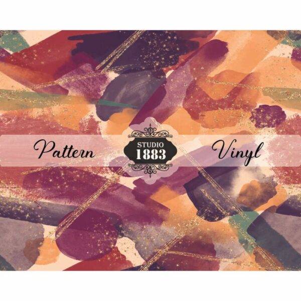 Autumn Abstract-Pattern Vinyl - Image 2