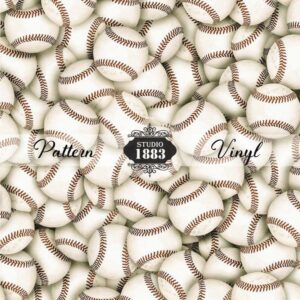 Baseballs-Pattern Vinyl