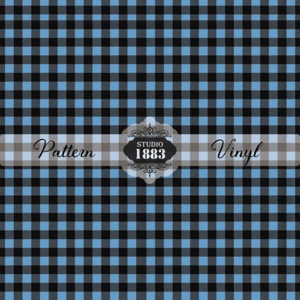 Blue Buffalo Plaid-Pattern Vinyl
