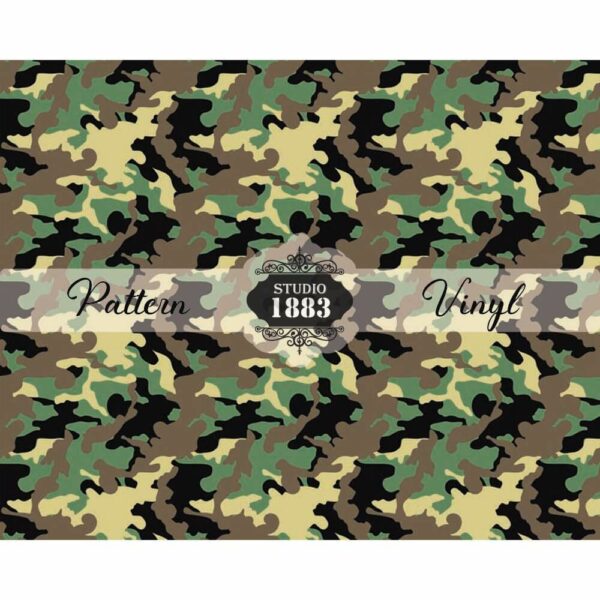 Camo-Green-Pattern Vinyl - Image 2